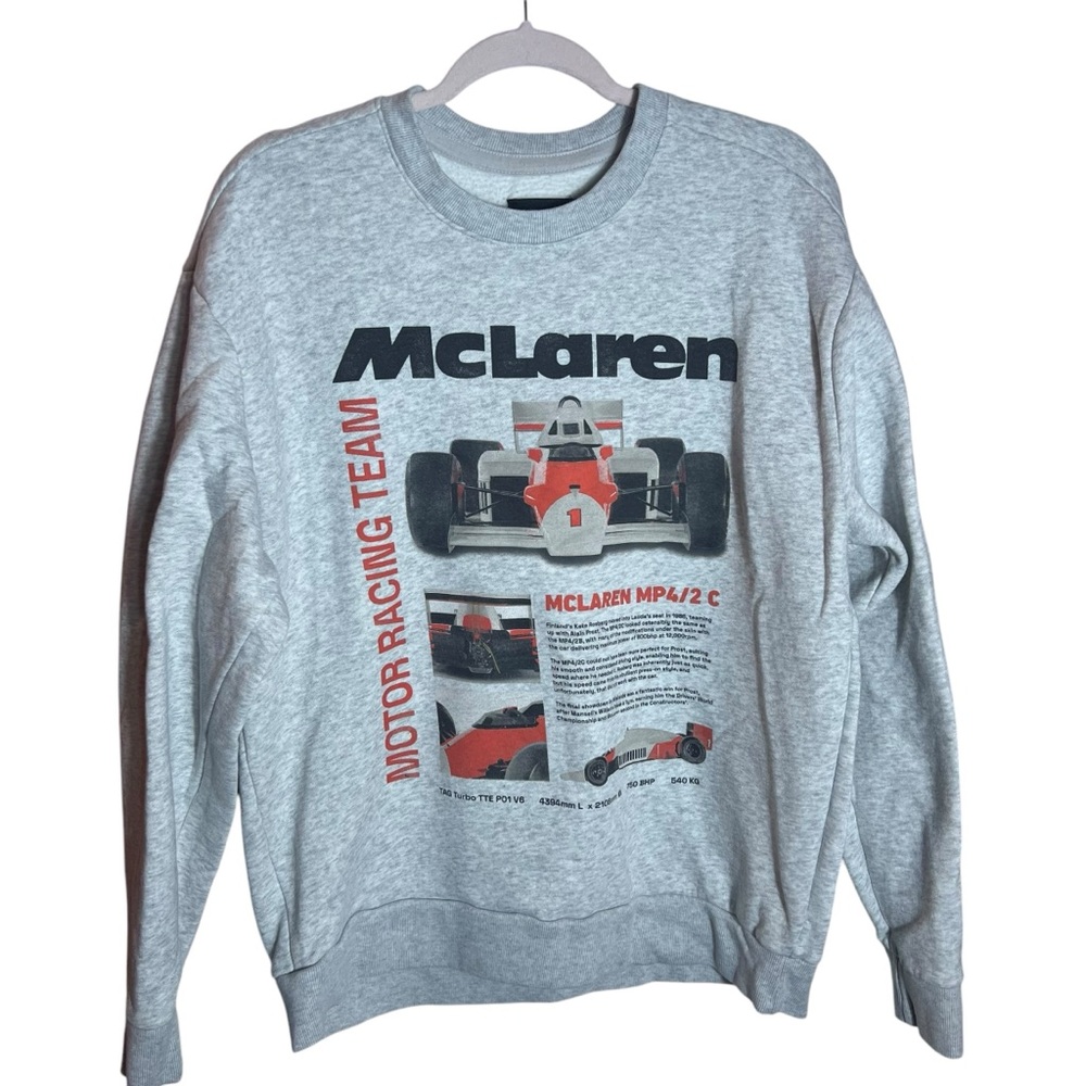 McLaren Racing Team Graphic Sweatshirt – Men’s Size L – EUC